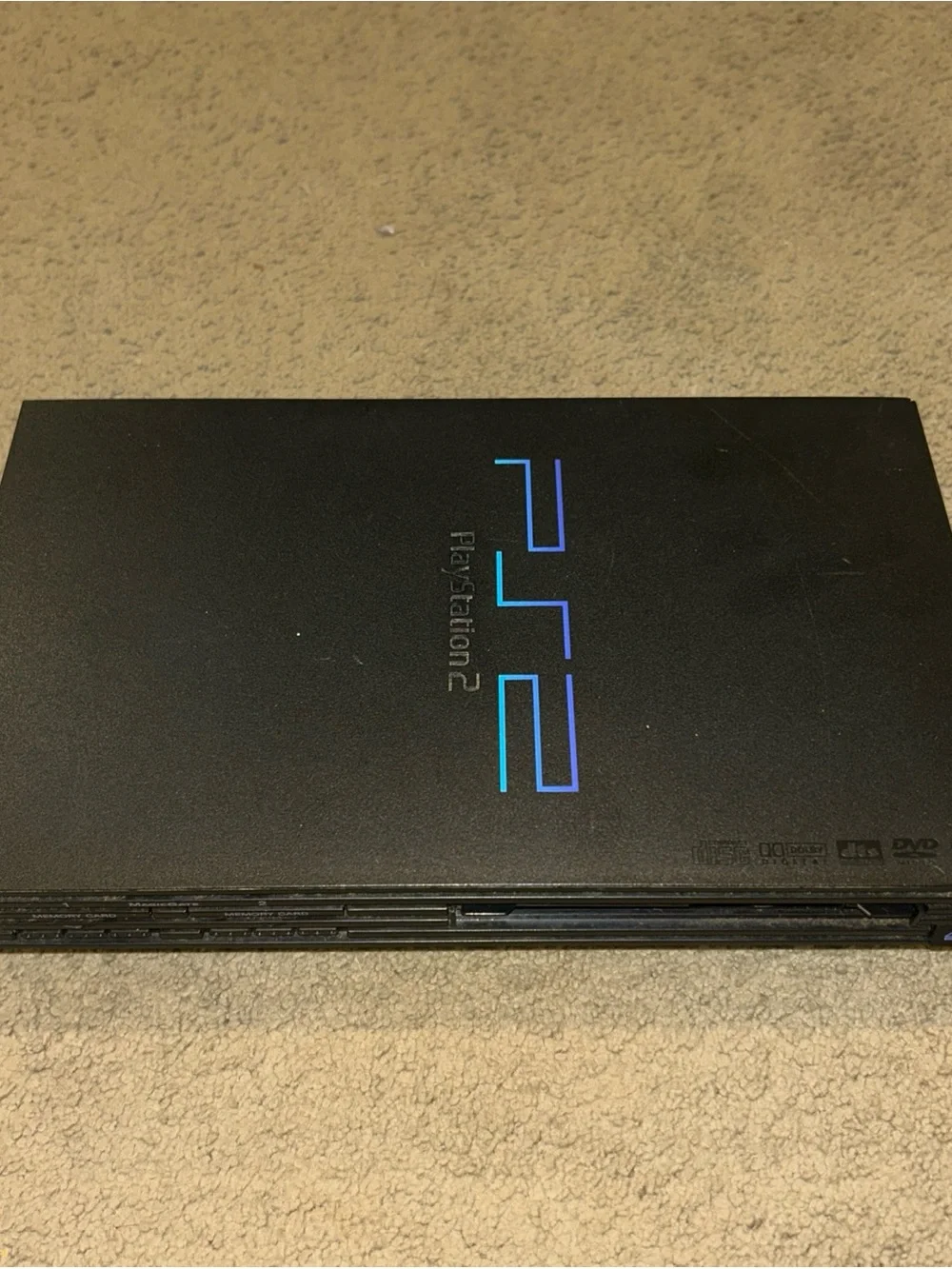 Sony PlayStation 2 PS2 Console SCPH 30001 Black Bundle With Cables PARTS ONLY